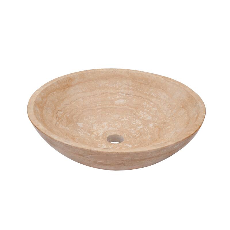 Miseno Circular 17" Stone Vessel Bathroom Sink