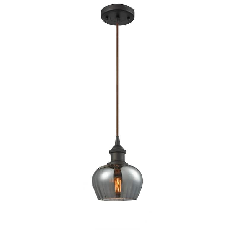 Innovations Lighting Fenton 7" Wide Mini Pendant - Cord Suspension