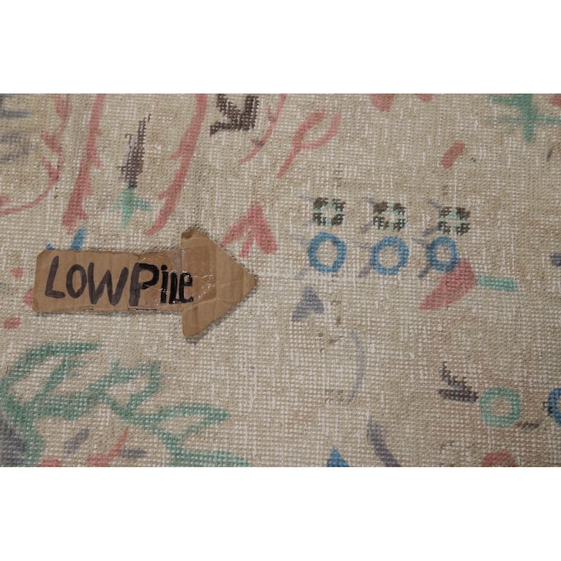 Overdyed Tabriz Persian Area Rug Hand-Knotted Wool Carpet - 7'8"x 10'8"