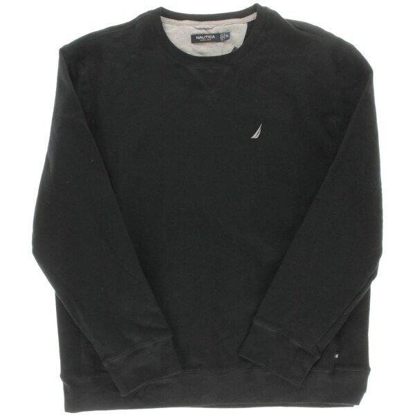 Nautica Boys Oversized Fleece Crew Neck Sweater
