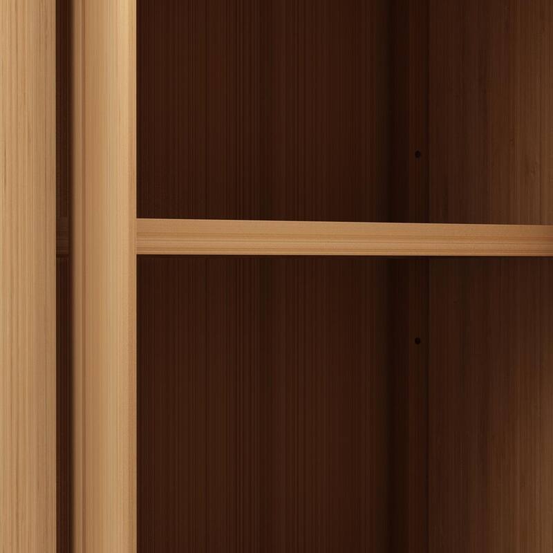 Multifunctional Bamboo Floor Cabinet