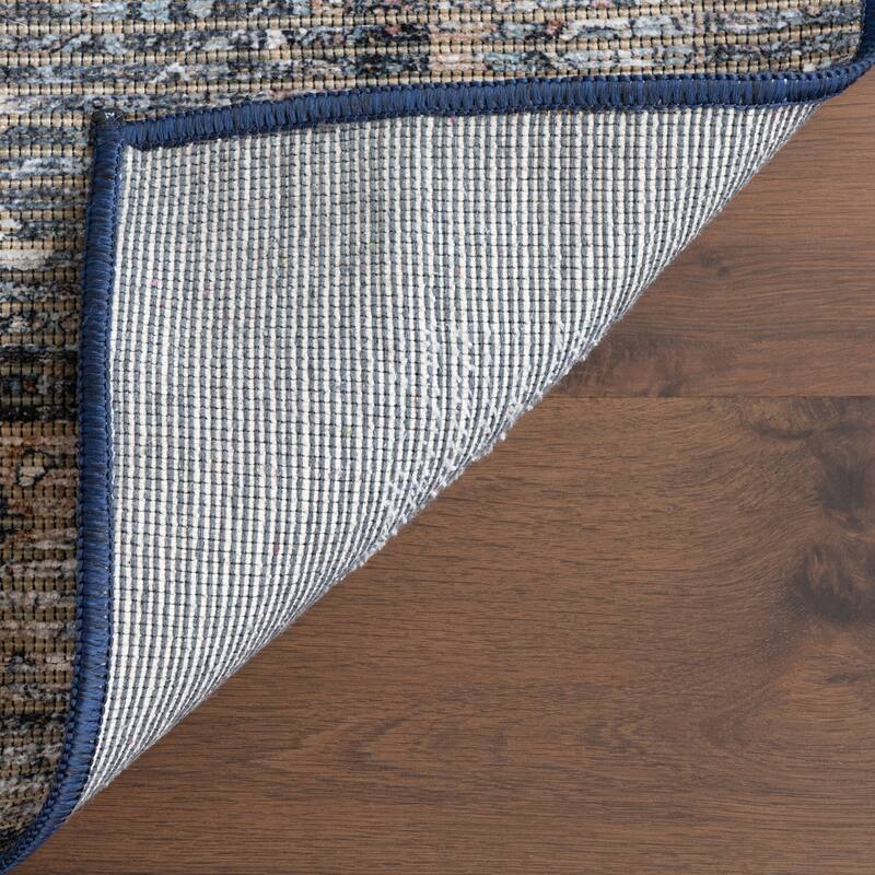 Nuloom Carmela Medallion Machine Washable Area Rug