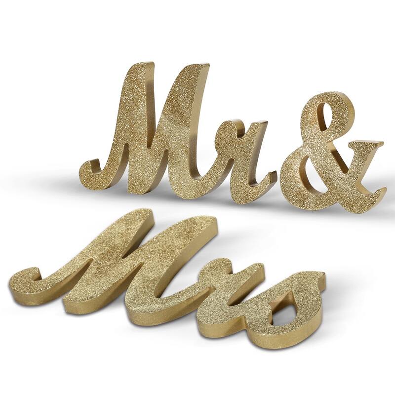 Mr & Mrs Sign Wedding Decorations, Rustic Anniversary Wedding Gift