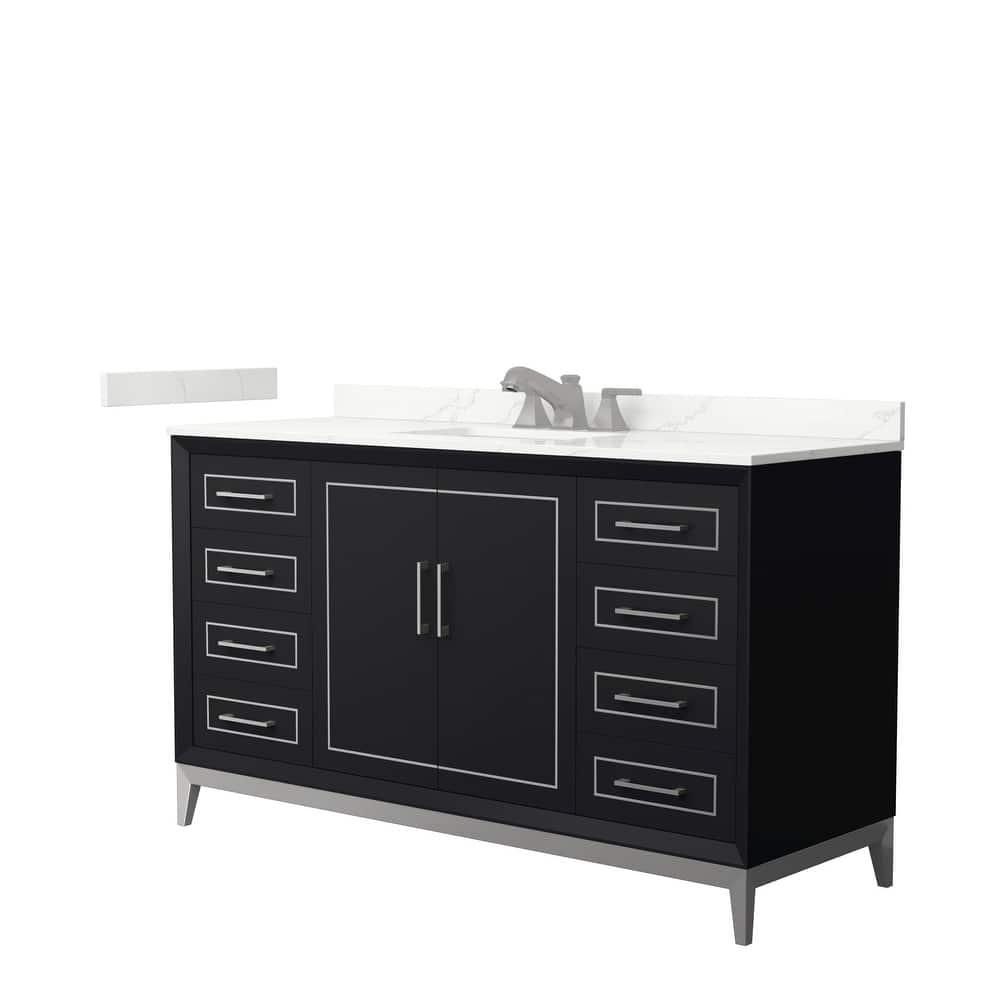 Marlena 60-inch Single Vanity, Quartz Top