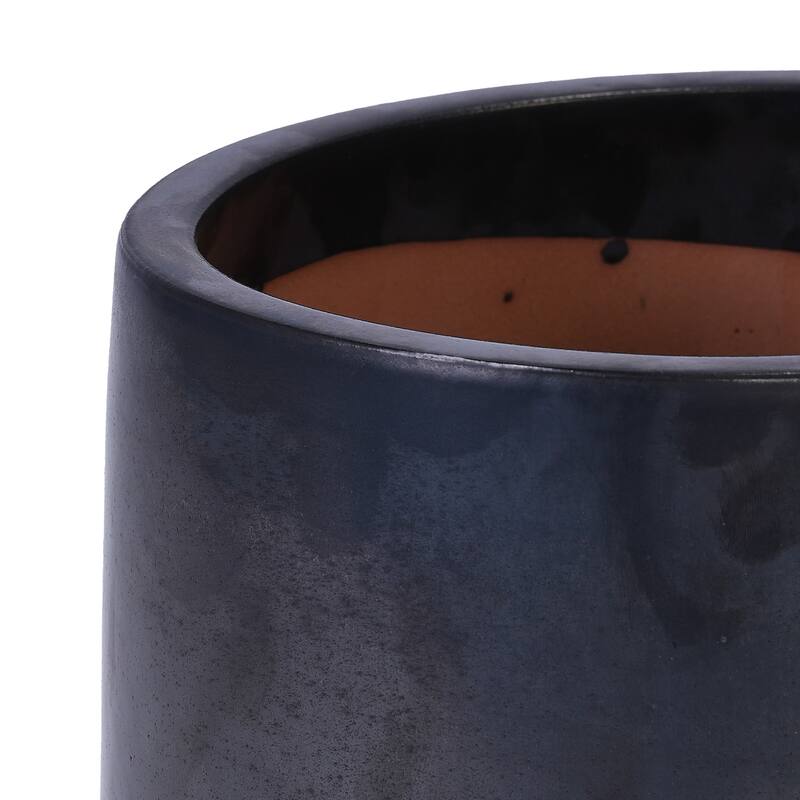 Ceramic Planter Pot for arranging Monstera Fiddle-Leaf Fig, Drainage