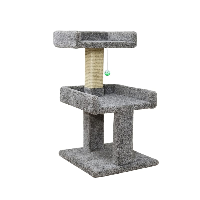 Sturdy Large Cat Perch with Spacious Platforms and Scratch Posts for Multi-Cat Lounging and Climbing