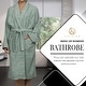 preview thumbnail 61 of 76, 100% Cotton Soft Terry Adult Unisex Lightweight Bathrobe by Superior