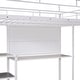preview thumbnail 24 of 22, Full Loft Bed with Desk & 3 Shelves, Metal Loft Bed with Writing Board, Sapce Saving Loft Bed for Kids, Boys, Girls, Teens