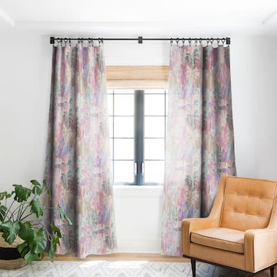 Blackout Phoenix Tropical Peach Made-to-Order Curtain Panel (One Panel)
