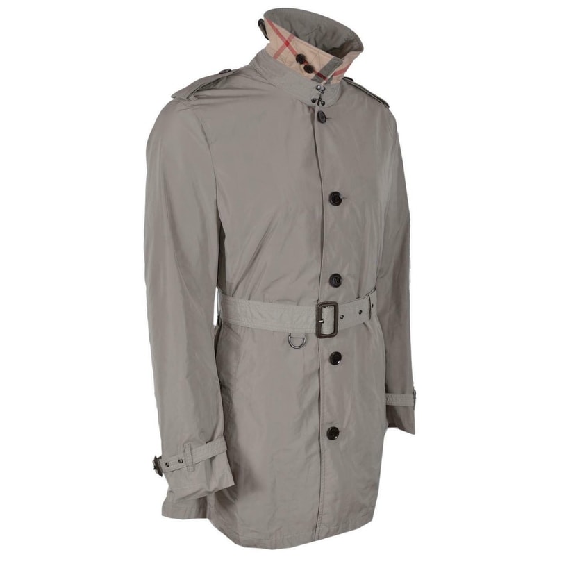 burberry nova check trench coat
