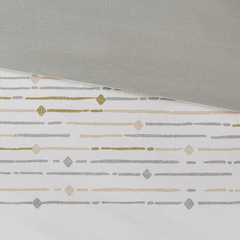 GDF Studio - Nea Cotton Printed Comforter Set with Tassel Trims