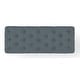 preview thumbnail 6 of 7, Copper Grove Pereiaslav 50-inch Tufted Blue Bench
