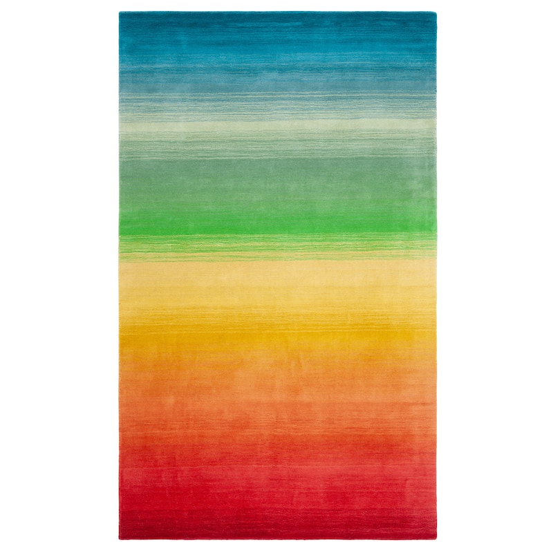 SAFAVIEH Handmade Manhattan Nayla Rainbow Ombre Wool Rug
