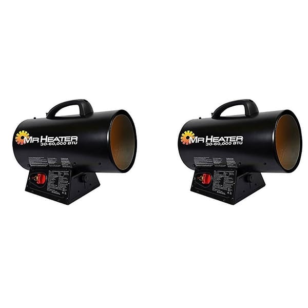 Mr. Heater 60,000 BTU Forced Air Propane Jobsite Construction Heater (2