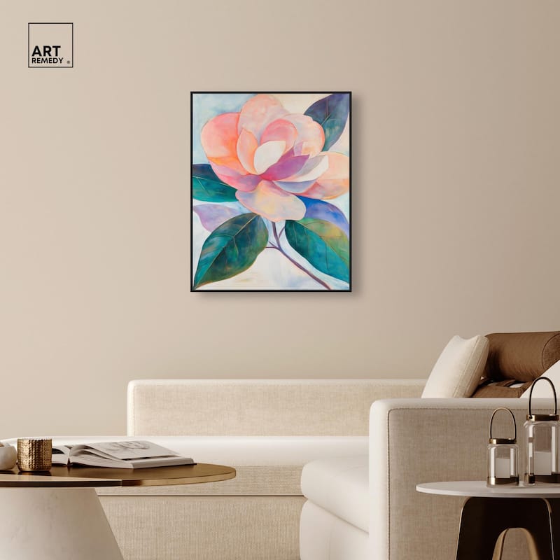Pink Magnolia II Canvas by Art Remedy