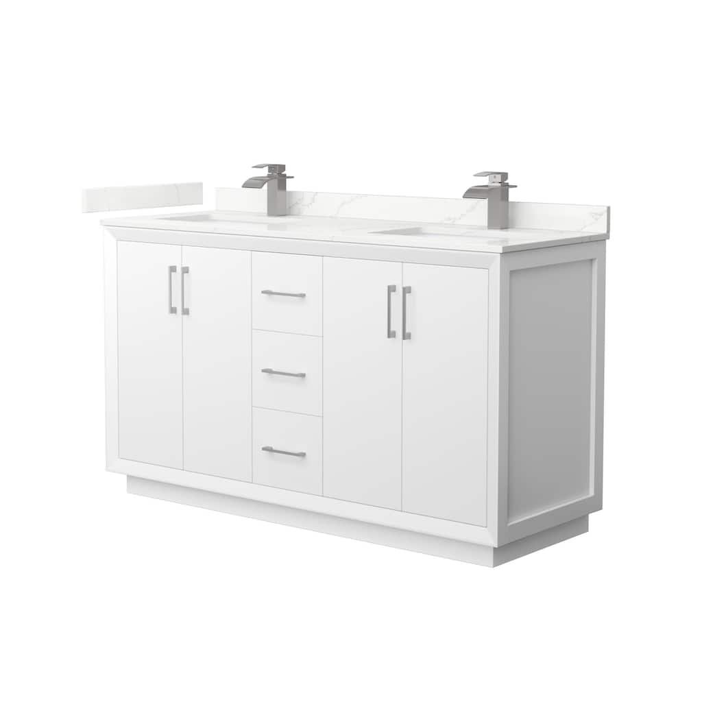 Wyndham Collection WCF414160D-QTZ-UNSMXX Strada 60" Free Standing