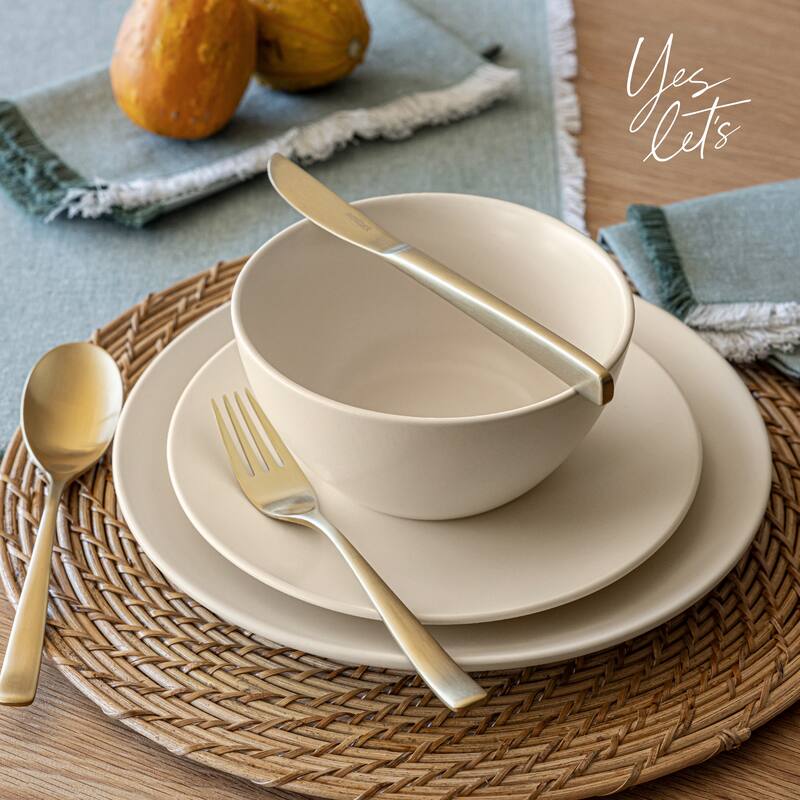over&back Coupe 25oz Semi-Matte Stoneware Cereal Bowls