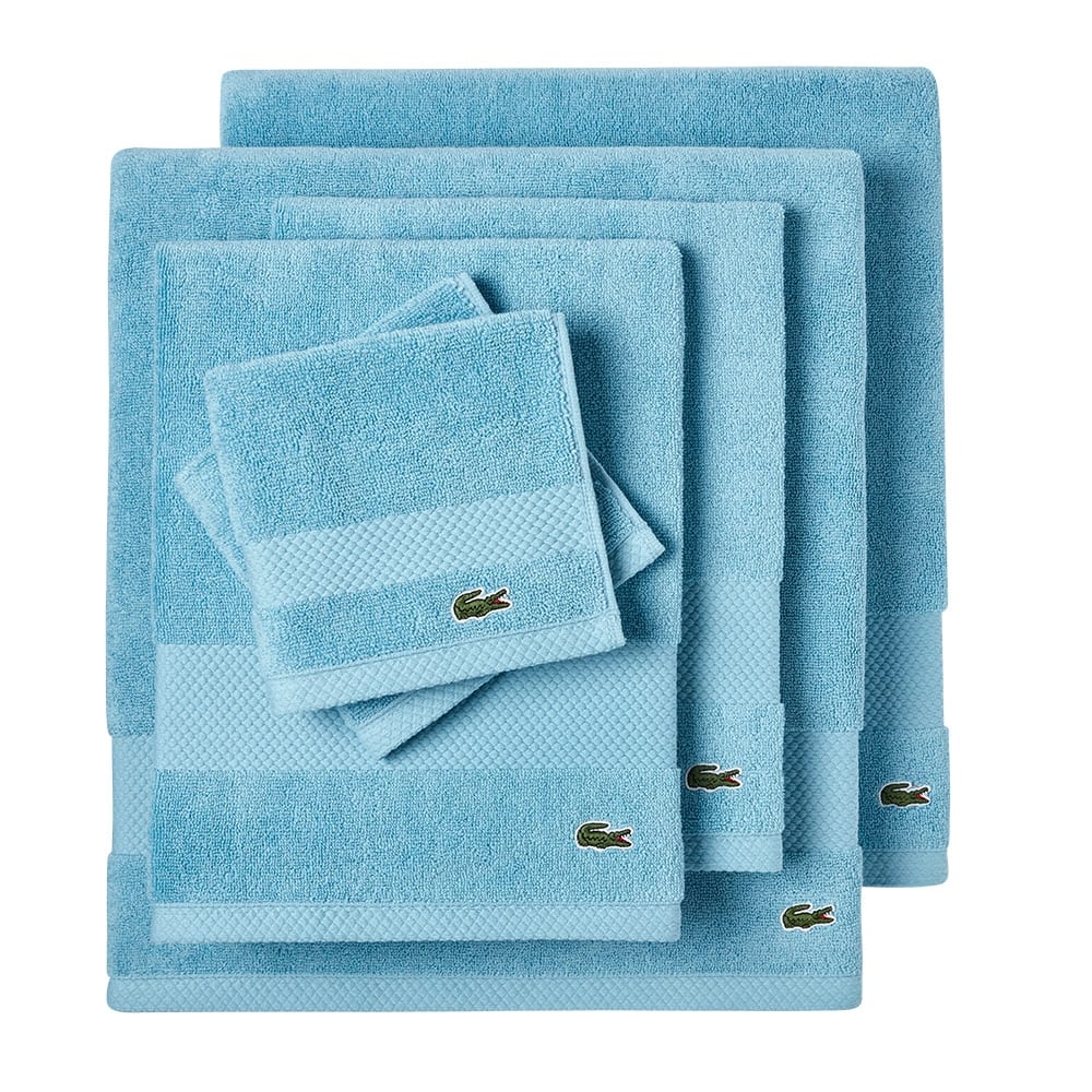 Lacoste Heritage Supima 100% Cotton 6 Piece Towel Set