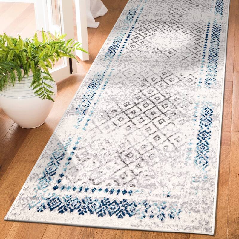 World Rug Gallery Bohemian Geometric Area Rug