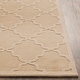 preview thumbnail 6 of 56, Hand-Woven Amy Tone-on-Tone Lattice Wool Rug - 3' x 5'