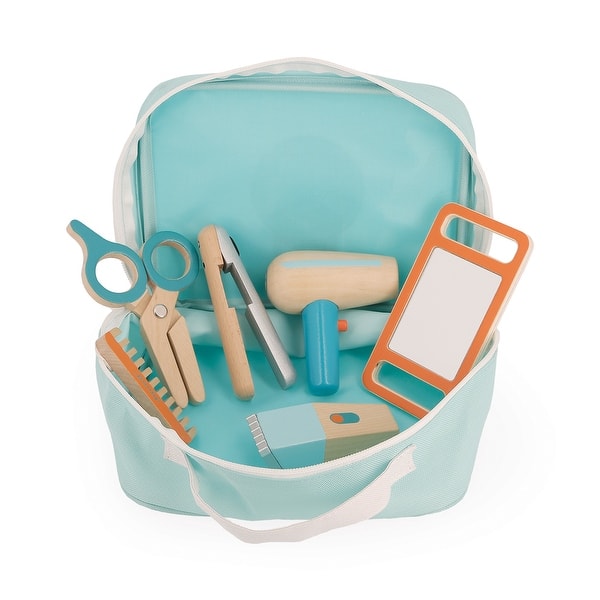 slide 2 of 6, Janod Hairdresser Toy Set Turquoise - Kids