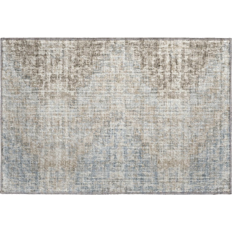 Premium Washable Super Soft Ombre Chevron Mayfield Rug