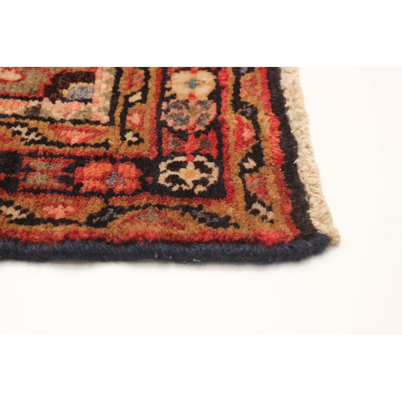 ECARPETGALLERY Hand-knotted Andelz Red Wool Rug - 4'0 x 10'2