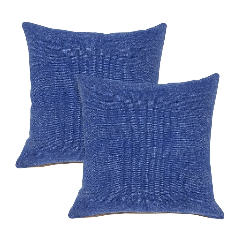 Sevita Solid Throw Pillow, Single or Set of 2