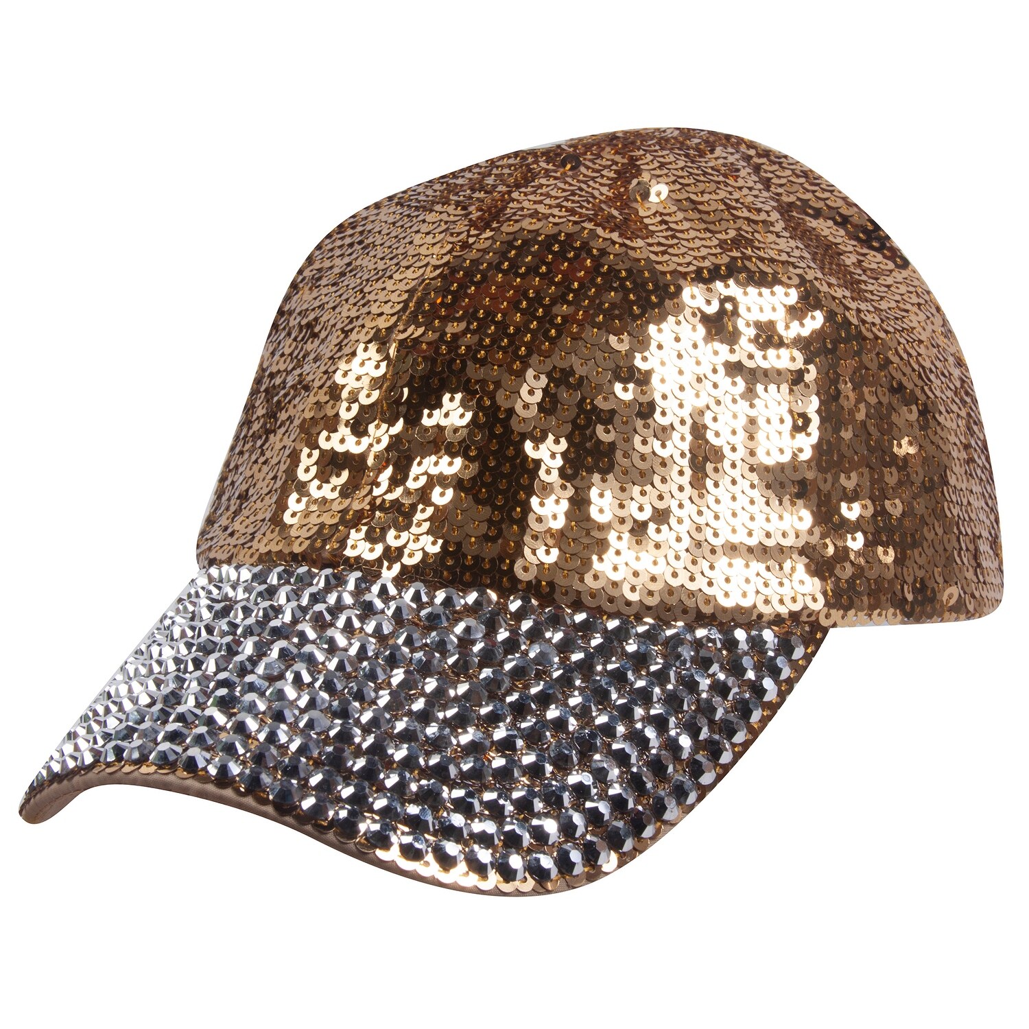 women's sequin baseball cap