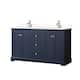 Option Dark Blue / White Quartz Top / Polished Chrome