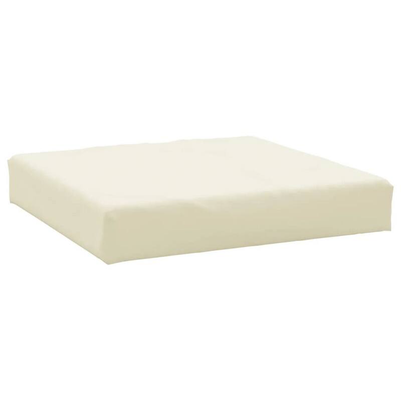 Paom Outdoor Cushion for Bench Set of 3, Plush Ivory Oxford Fabric