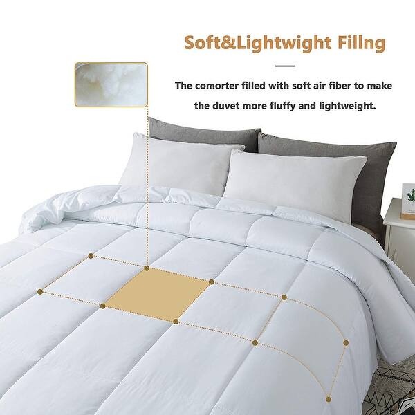 Shop Down Alternative Hypoallergenic Lighweight Insert Stand Alone Comforter Overstock 29357883