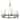 Bridlewood 8-light chandelier with a stone gray and brushed nickel finish and clear seeded glass by Minka-Lavery