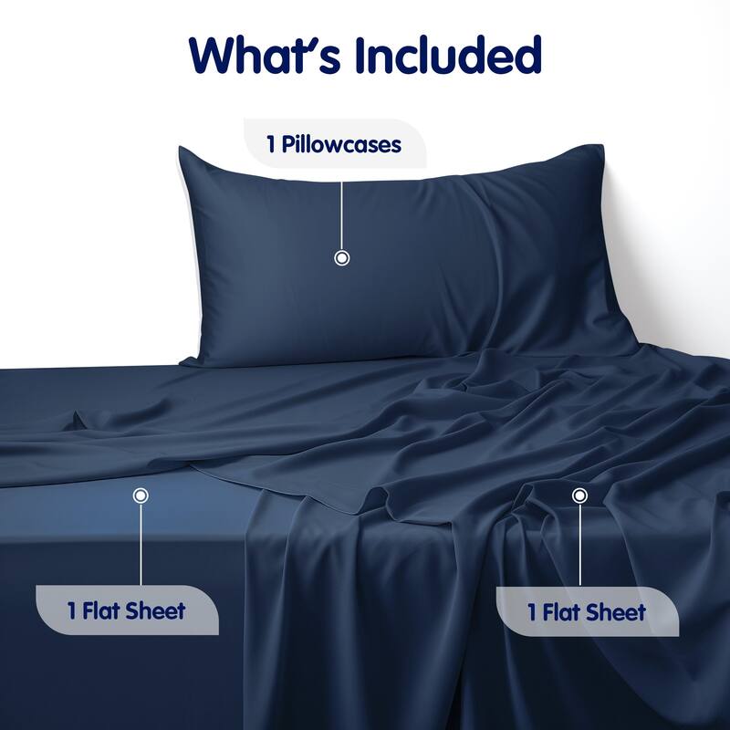 Subrtex Microfiber Ultra-Soft Deep Pocket Solid Sheet Set
