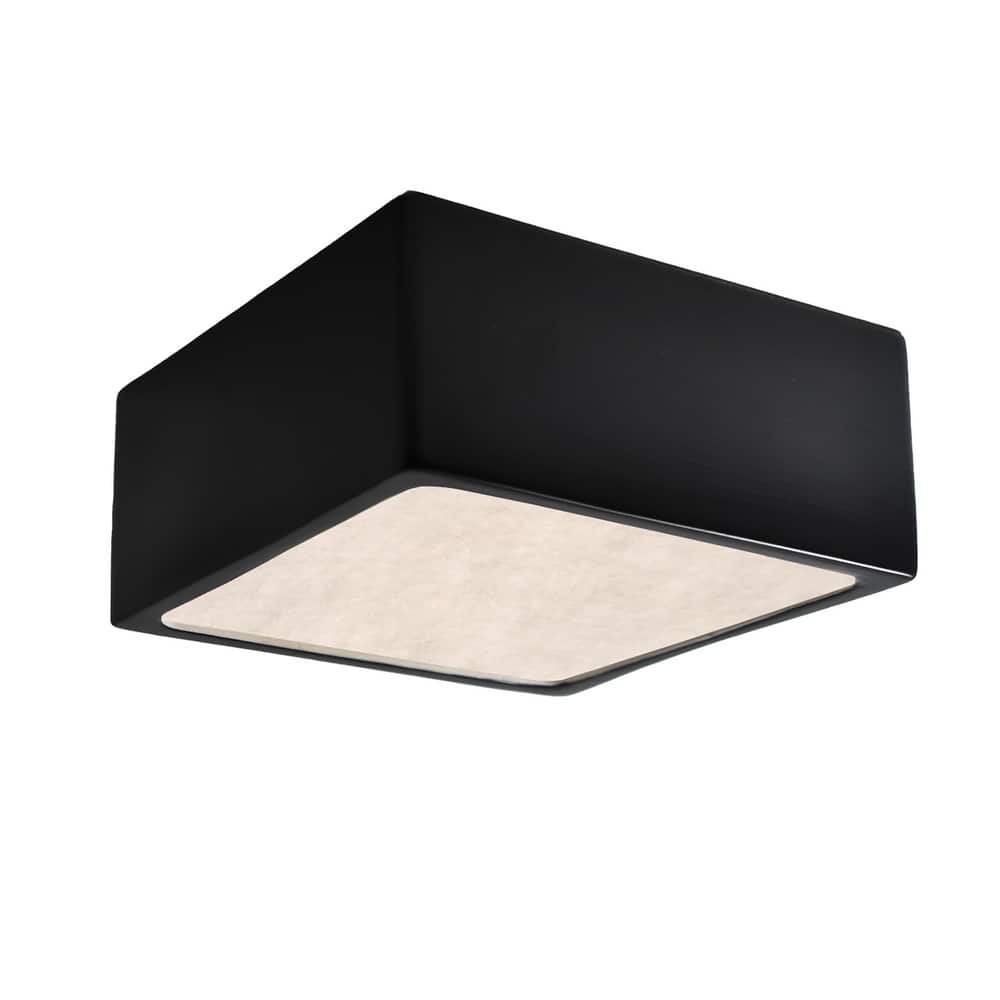 Justice Design Group Short Square LED Outdoor Flush-Mount