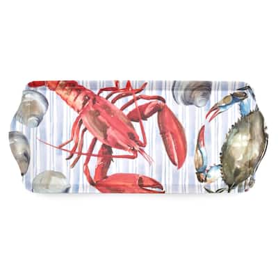 Pimpernel Summer Feast Collection Sandwich Tray - 15.1 Inch x 6.5 Inch