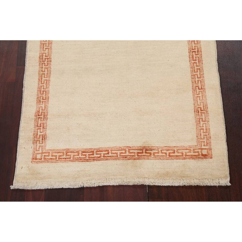 Geometric Gabbeh Kashkoli Oriental Area Rug Wool Hand-knotted Carpet - 3'0" x 5'2"