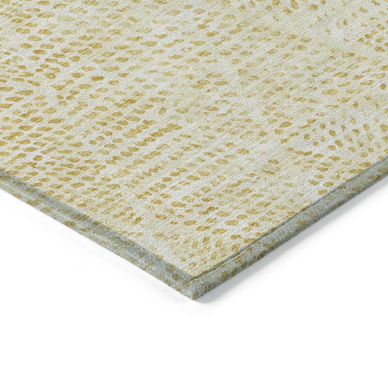 HomeRoots Geometric Transitional Rectangle Outdoor Rug