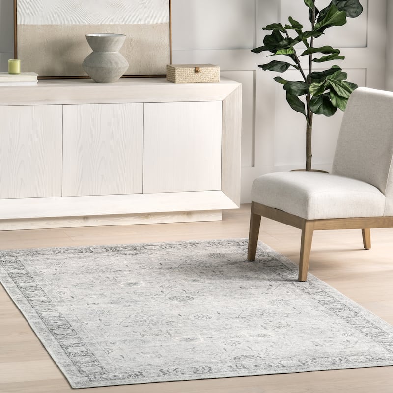 Bayberry Vintage Machine Washable Area Rug