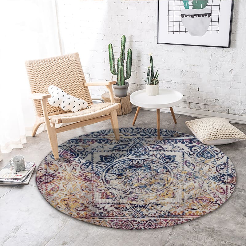 Manhattan Burke Tribal Multi-Colored Runner Rug