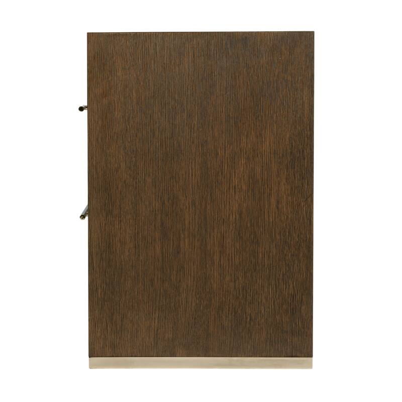 Porter 28 in. W Rectangular Wood 2 Drawer Nightstand