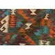 preview thumbnail 5 of 5, Vintage Turkish Kilim Gwenn Hand-Woven Area Rug - 2'0" x 2'11"
