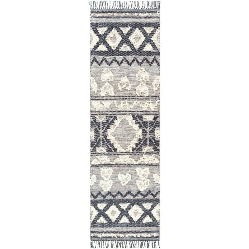Helston Handmade Tribal Wool Area Rug