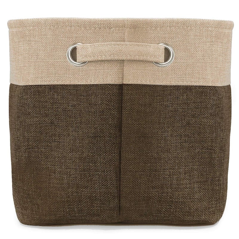 Sorbus Fabric Storage Bins for Shelves 15" Large Sturdy Collapsible Storage Baskets with 2 Handles (6 Pack)