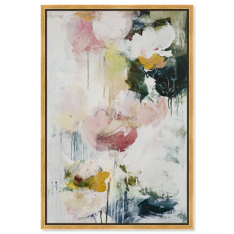 Dripping Colors IV Canvas by Art Remedy - Gold - 16" x 24"
