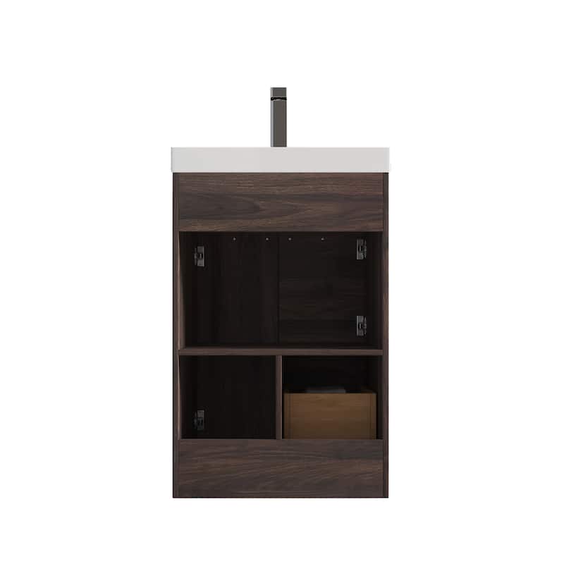 Freestanding Bathroom Vanity with Topmount Sink