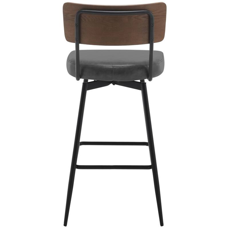 26"/ 29" Faux Leather Swivel Counter/ Bar Stools Set of 2/3