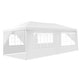 preview thumbnail 3 of 7, 10' x 20' Canopy Tent Wedding Party Tent 6 Sidewalls with Carry Bag - 231.5" x 116" X101" (L x W x H)