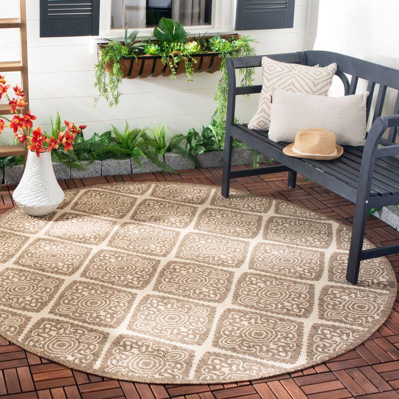 SAFAVIEH Beach House Phyllis Indoor/ Outdoor Waterproof Patio Backyard Rug