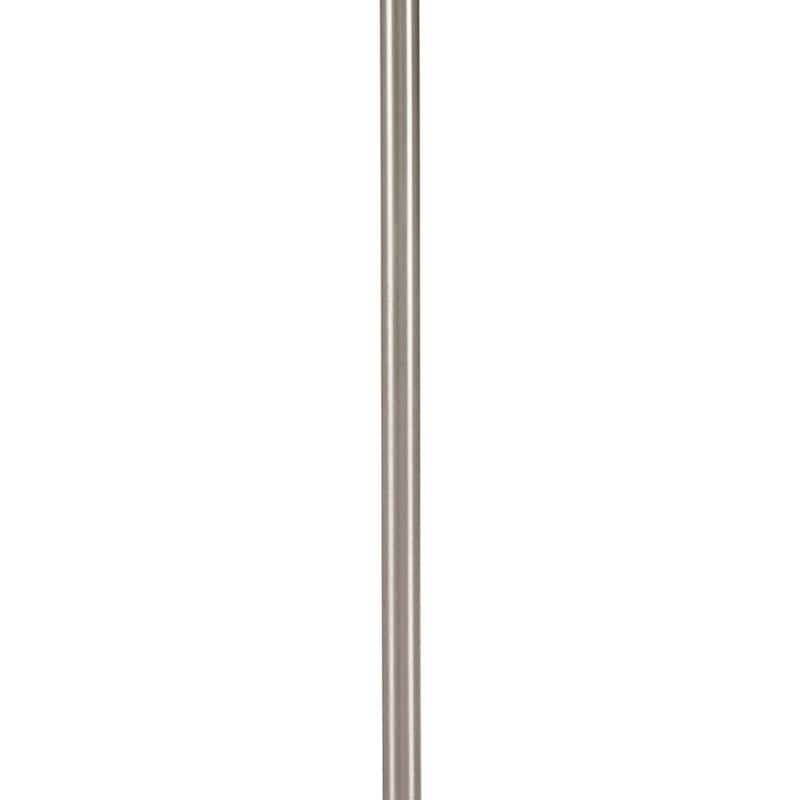 5-Light White Drum Shade Chandelier